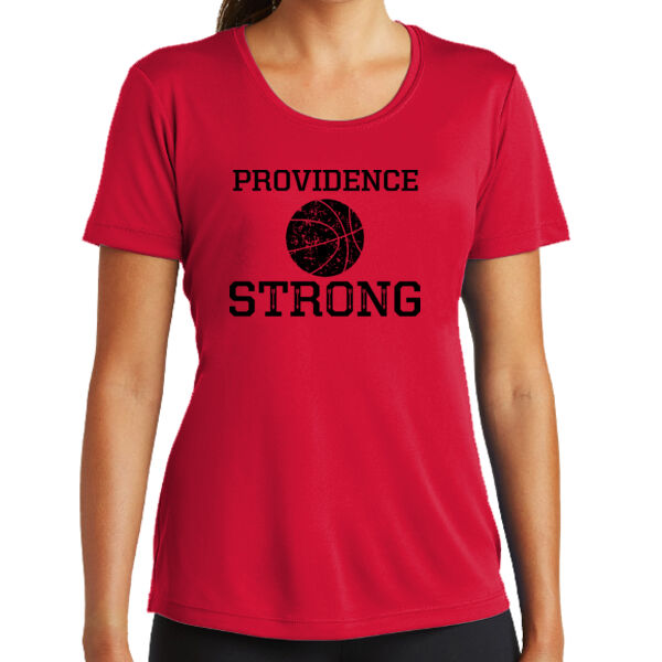 PROVIDENCE STRONG Ladies Poly Tee Thumbnail