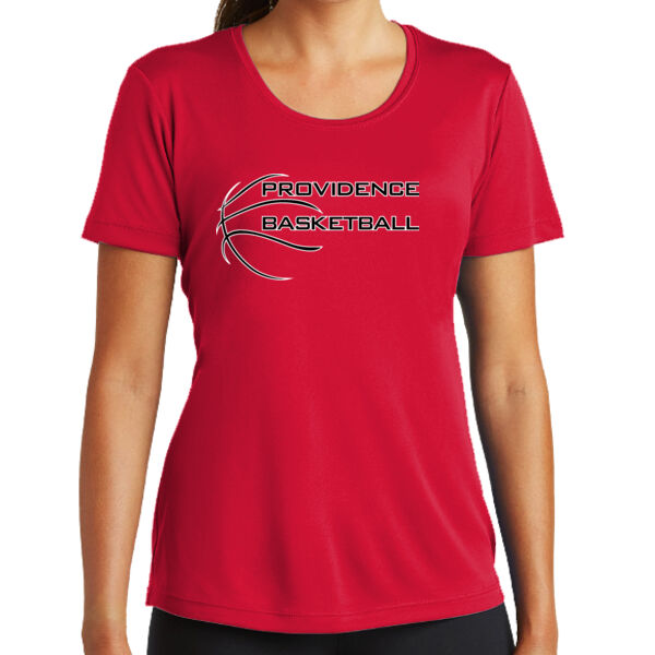 PROVIDENCE BASKETBALL Ladies Short Sleeve Poly Tee Thumbnail