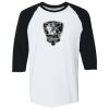Adult Heavy Cotton™ Three-Quarter Raglan Sleeve T-Shirt Thumbnail